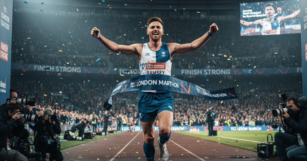 Aaron Ramsey Completes London Marathon in Impressive Time After Recent Retirement