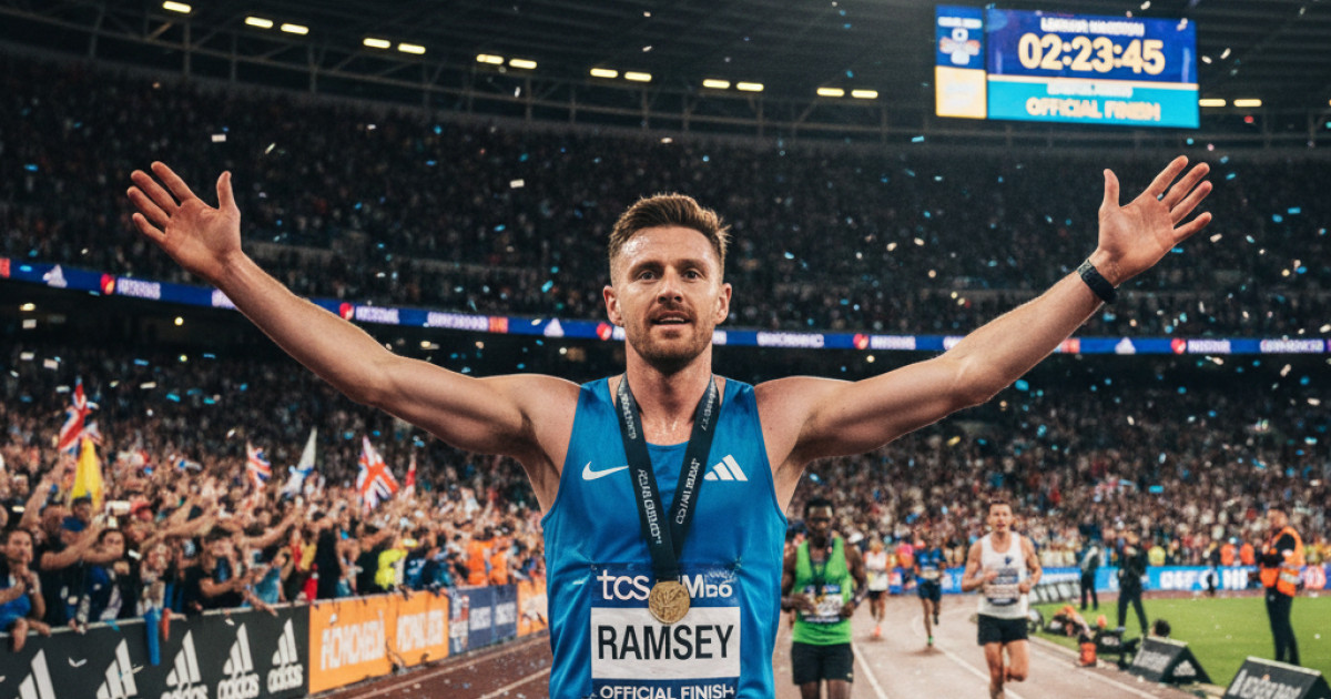Aaron Ramsey Completes London Marathon with Impressive Time Just Weeks After Retirement