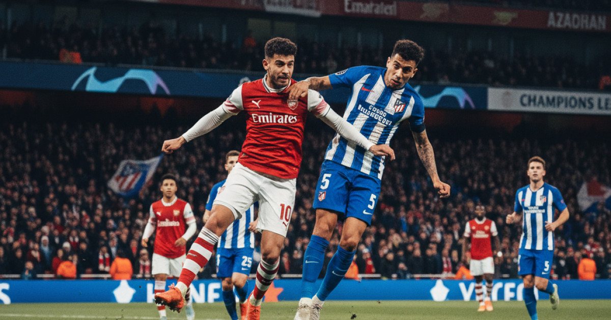 Arsenal Clashes with Atletico Madrid in High-Stakes Champions League Battle