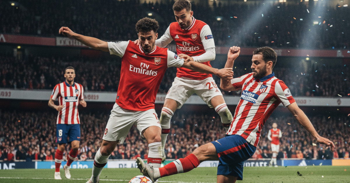 Arsenal Faces Tough Test Against Atletico Madrid in Champions League Semi-Final