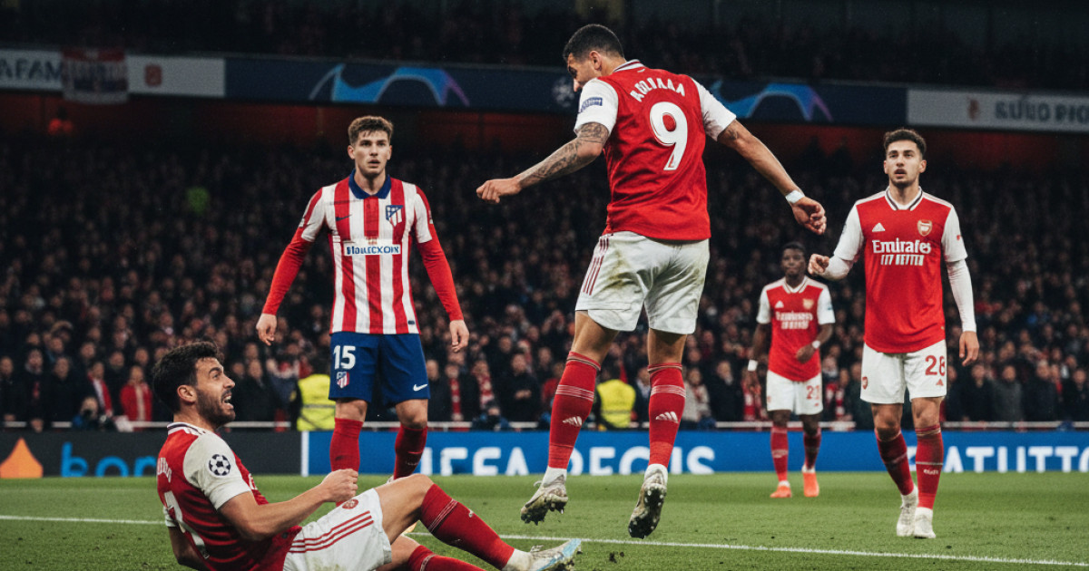 Arsenal Receives Major Champions League Boost as Atletico Madrid Suffers New Injury Setback