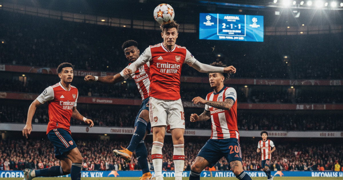 Arsenal's Resilience Shines in Thrilling Champions League Semi-Final Clash with Atletico Madrid