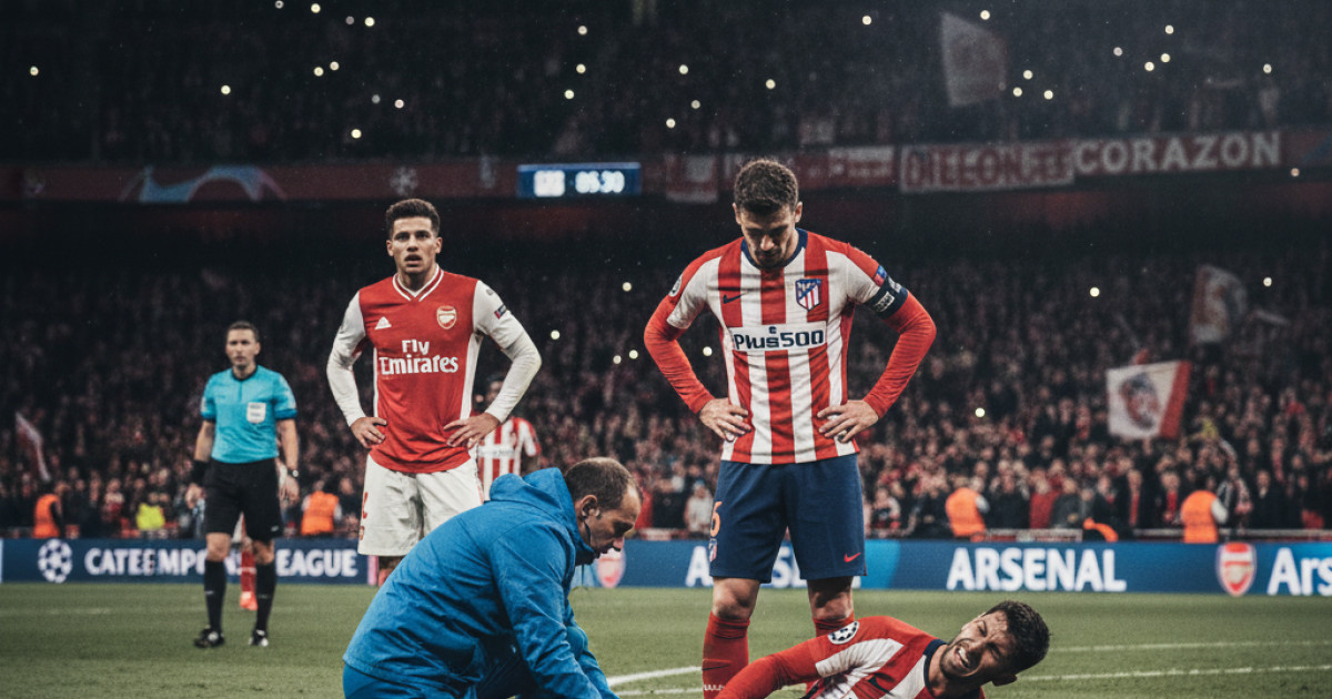 Atletico Madrid Face Injury Woes Ahead of Crucial Champions League Clash with Arsenal