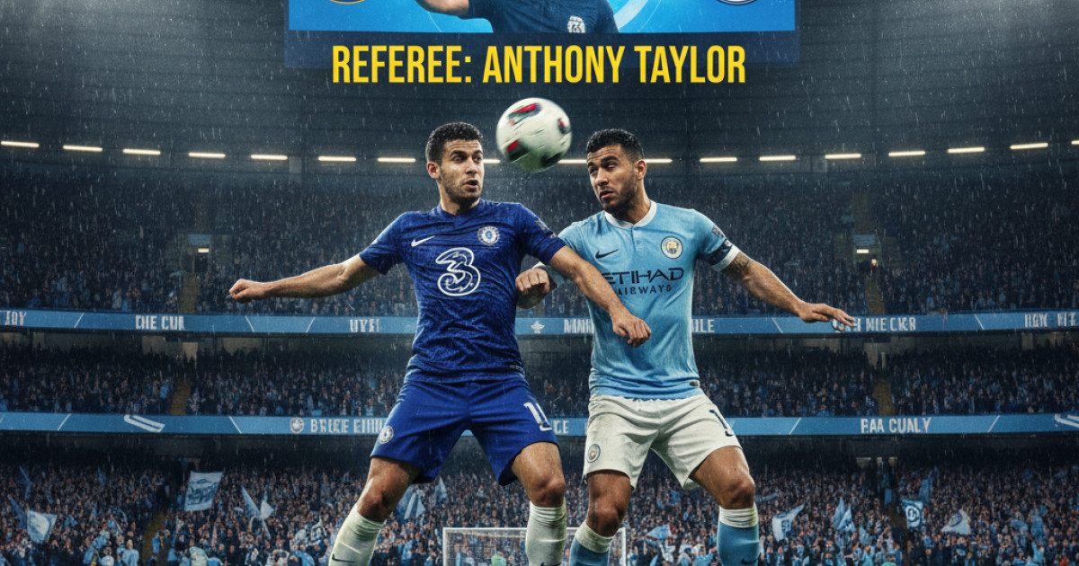 Chelsea and Manchester City Set for FA Cup Final with Controversial Referee at the Helm