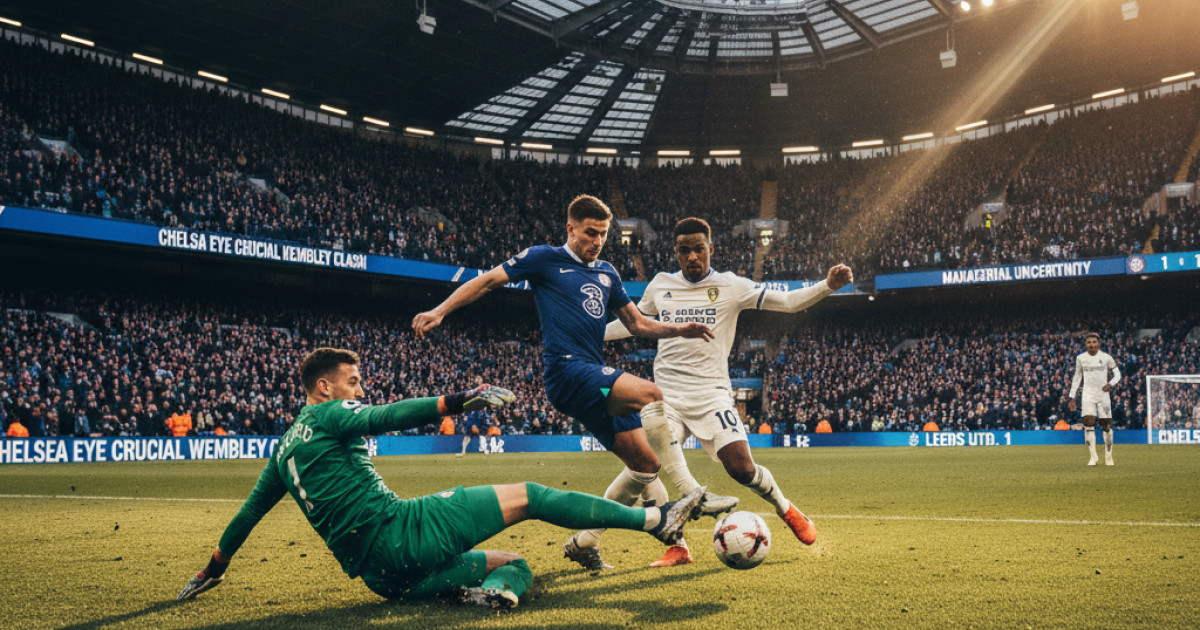 Chelsea Eye Crucial Wembley Clash Against Leeds United Amidst Managerial Uncertainty