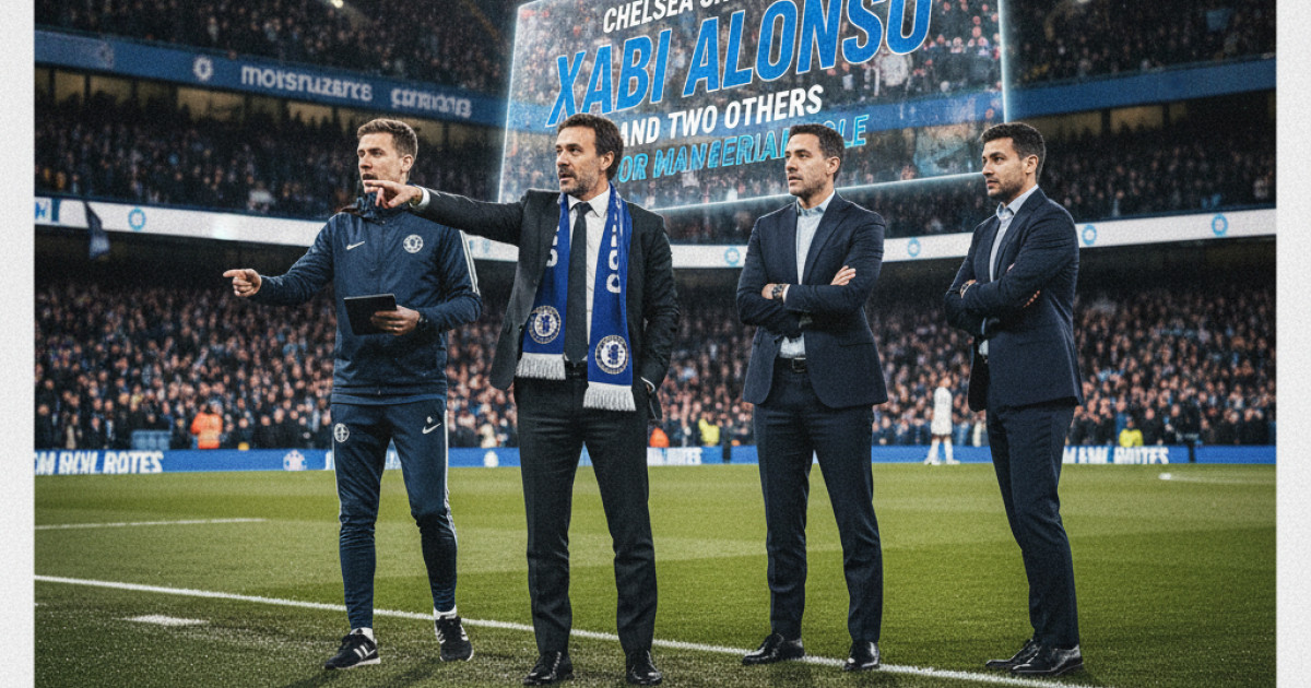 Chelsea Shortlists Xabi Alonso and Two Others for Managerial Role