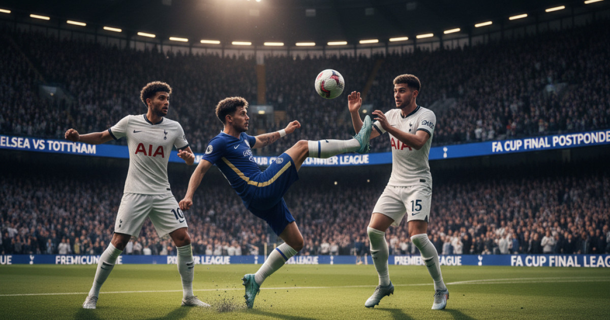 Chelsea vs Tottenham Premier League Clash Rescheduled Amid FA Cup Final