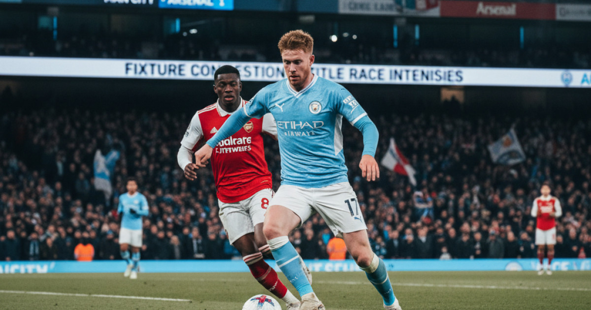 Man City Seeks Relief from Fixture Congestion as Arsenal Title Race Intensifies