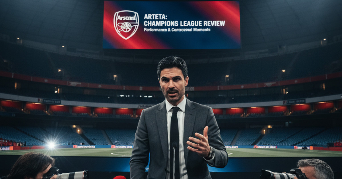 Mikel Arteta Addresses Arsenal's Champions League Performance and Controversial Moments