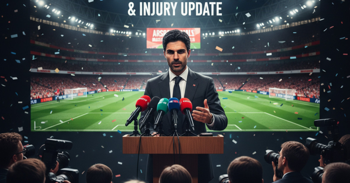 Mikel Arteta Addresses Media: Arsenal's Tactical Masterclass and Injury Update