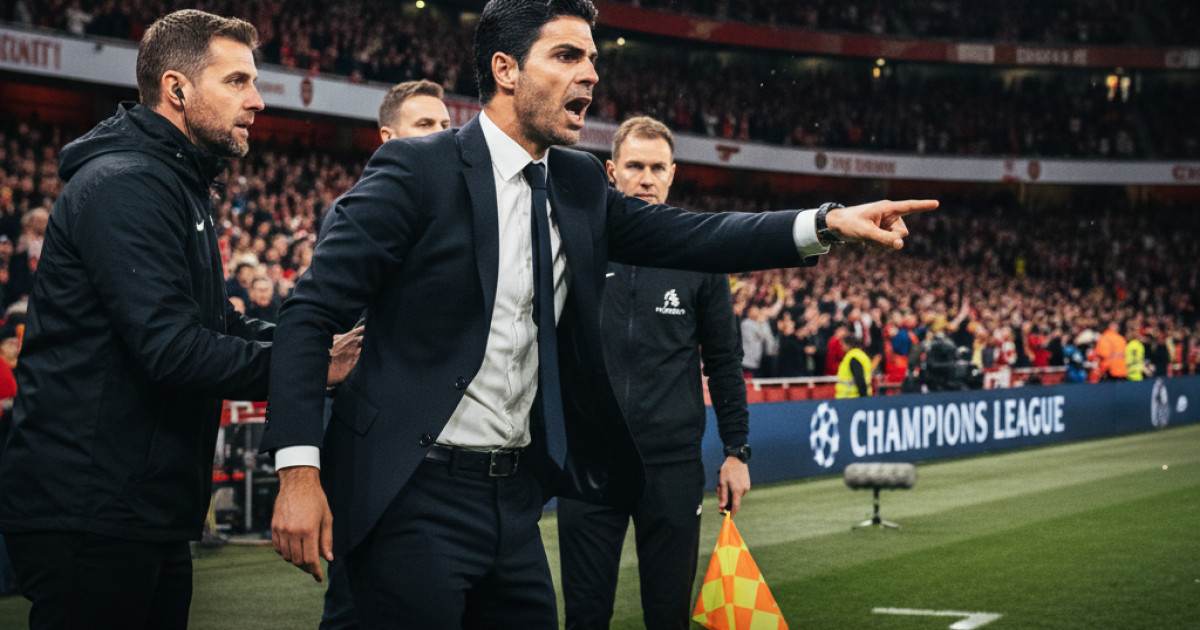Mikel Arteta Blasts 'Unacceptable' Decision in Arsenal's Champions League Clash