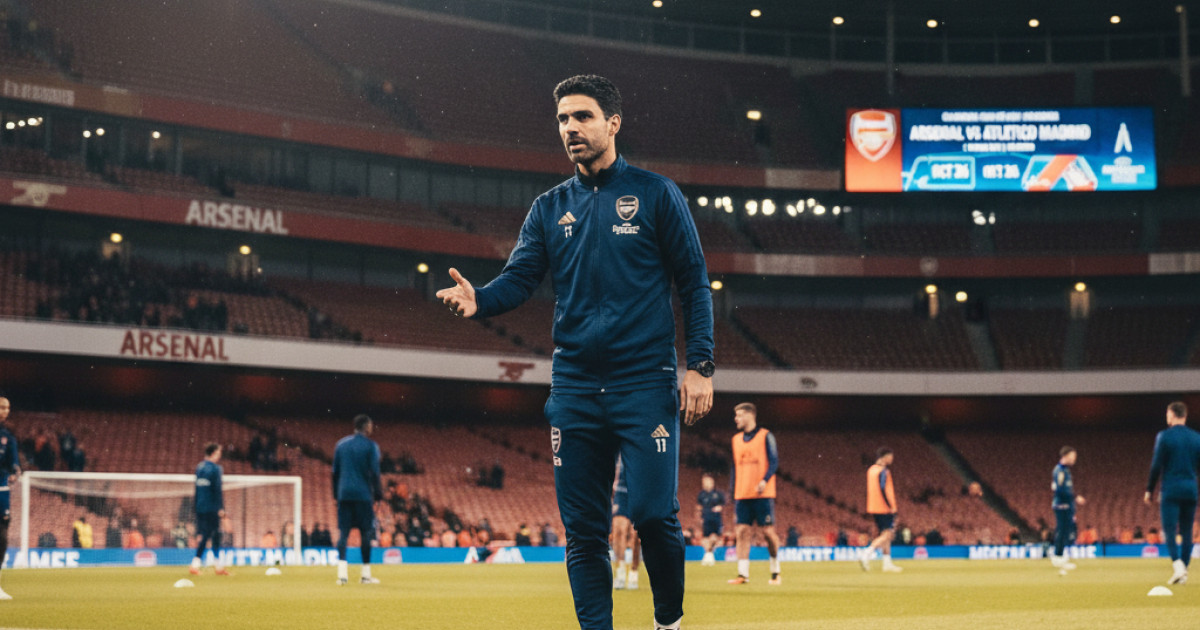 Mikel Arteta Previews Arsenal's Champions League Clash Against Atletico Madrid