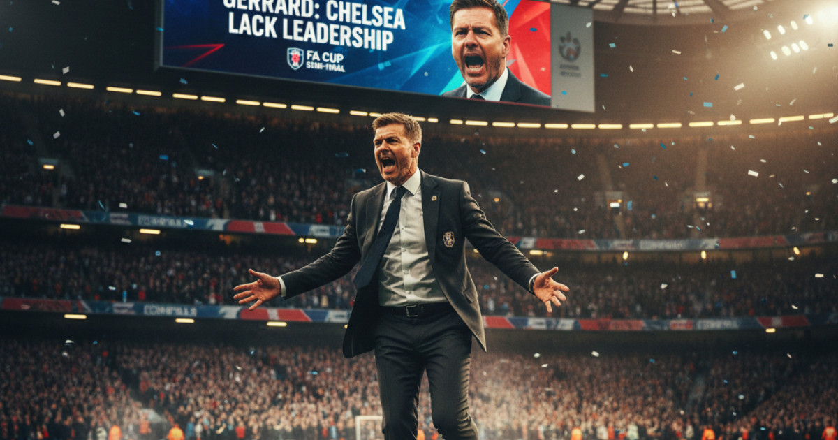 Steven Gerrard Blasts Chelsea's Leadership and Players Ahead of FA Cup Semi-Final