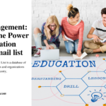 education industry email list